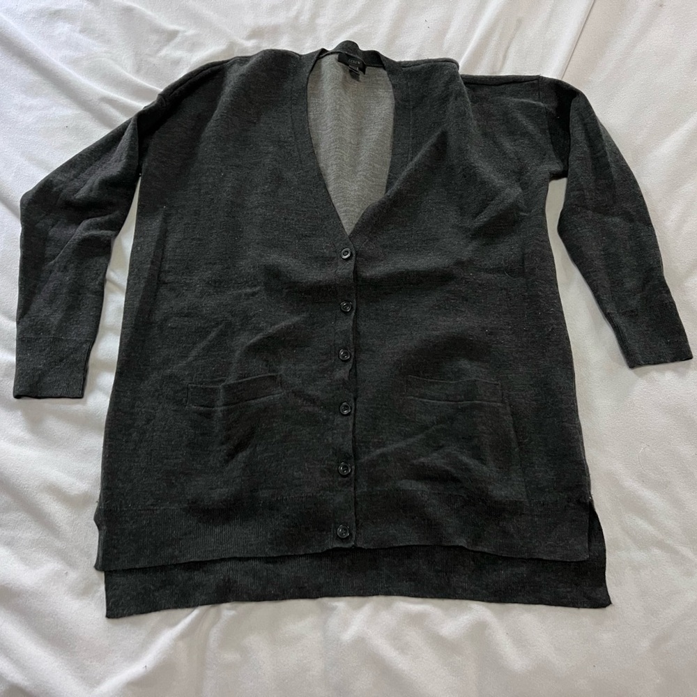 J Crew wool cardigan